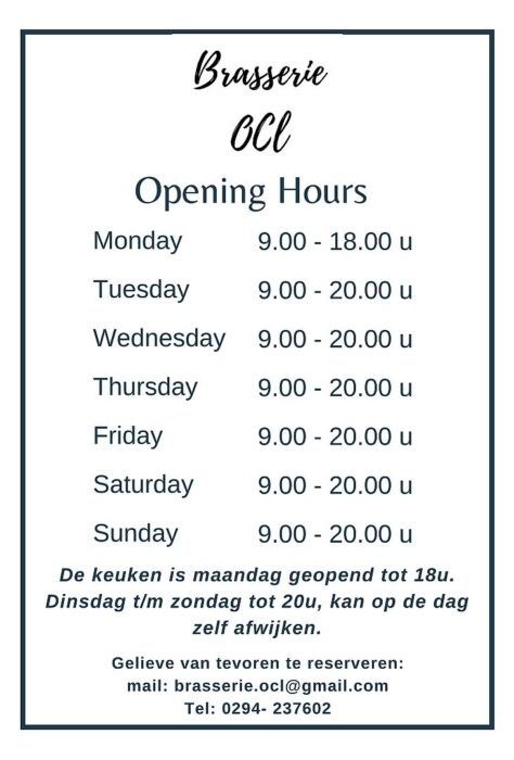 Openingstijden-Brasserie-OCL-miv-1 april 2025